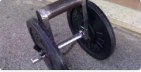 Homemade kettlebells!